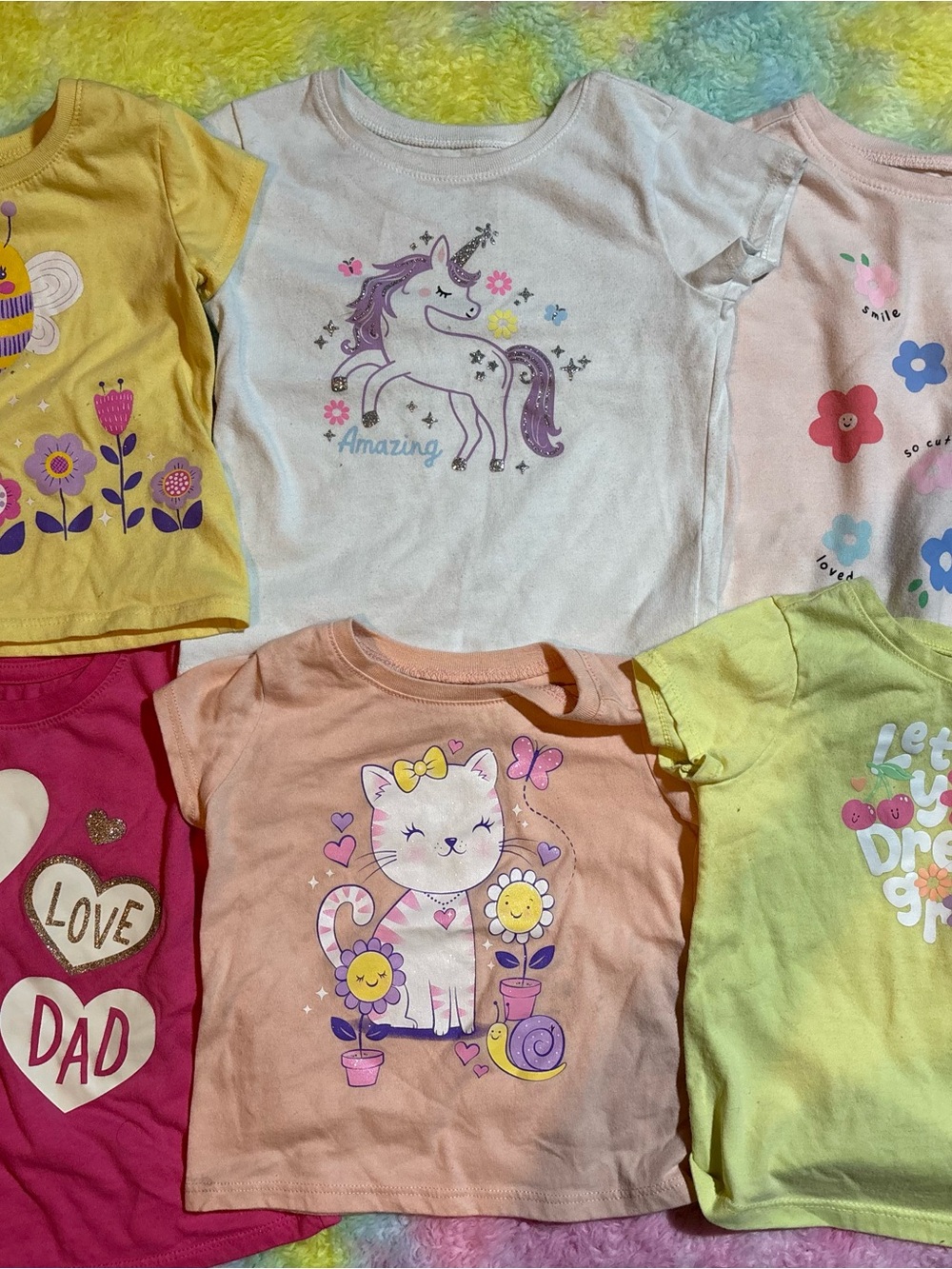 Bundle of girls t-shirts